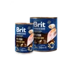 Kép 1/3 - Brit Premium by Nature hal, halbőr konzerv 6X800g