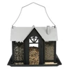 Kép 2/7 - Trixie Kültéri Madáretető Villa Fém 2L/26x19x19cm Fekete