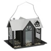 Kép 4/7 - Trixie Kültéri Madáretető Villa Fém 2L/26x19x19cm Fekete