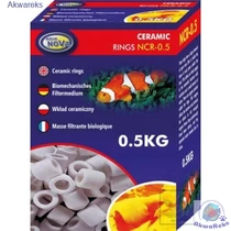 Aqua Nova kerámiagyűrű akváriumi szűrőanyag - 500g