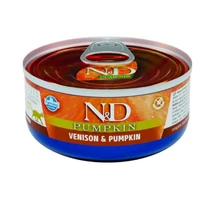 N&D Cat Pumpkin konzerv szarvas&sütőtök 80g