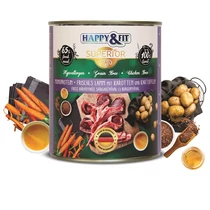 Happy&Fit Superior Friss Bárányhús konzerv S.répával, burgonyával 800g