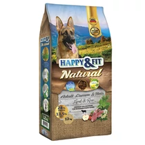 Happy&Fit Natural Adult Lamm&Reis 12 kg