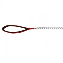 Póráz Láncos nylon fogóval 1m/4mm piros