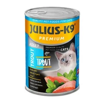 JULIUS - K9 macska - nedveseledel (pisztráng) felnőtt macskák részére 415g