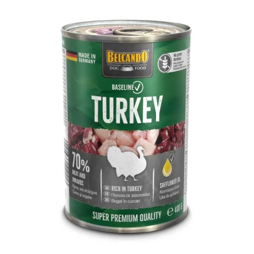 Belcando Baseline 6x400 gr pulykahússal