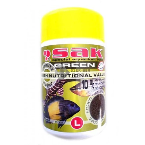 Sak Green szemcsés haleleség M 100 ml