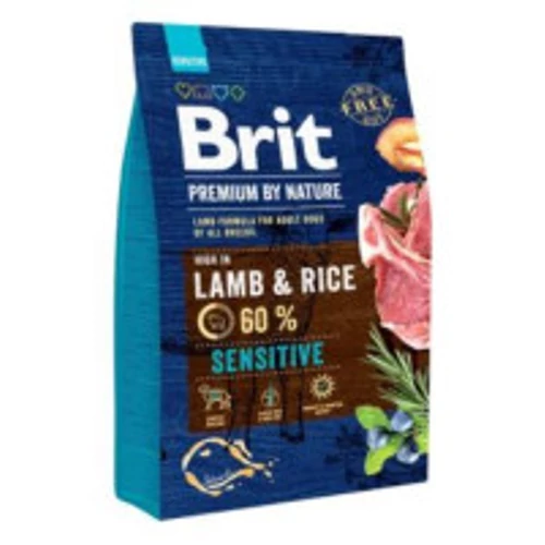 Brit Premium by Nature Lamb&Rice Sensitive 3kg