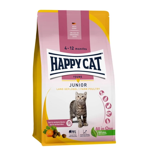 Happy Cat Junior Baromfi 1,3kg