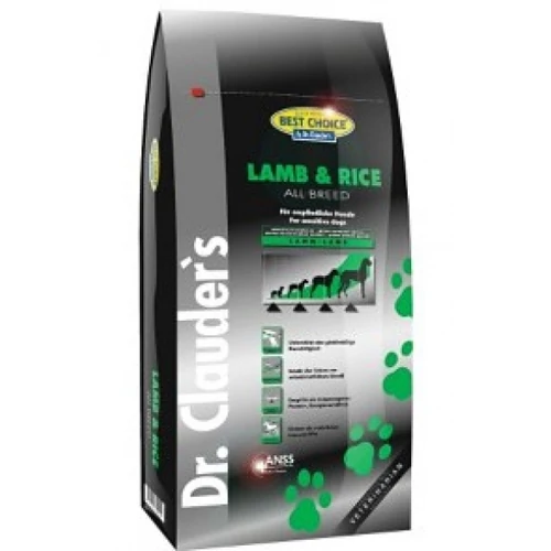 Dr.Clauders Adult Sensitive Bárány&Rizs 12,5kg