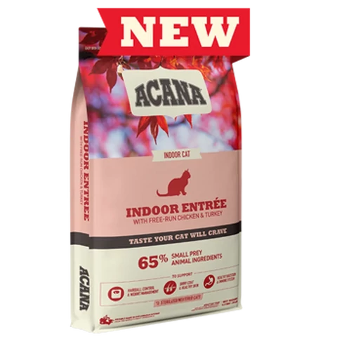 ACANA Indoor Entrée 4,5kg – prémium macskatáp benti cicáknak csirkével, nyúllal és tojással