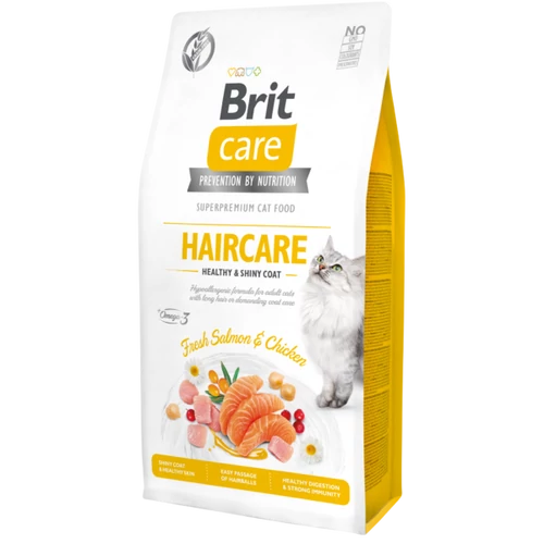 Brit Care Cat Grain Free HAIRCARE Salmon and Chicken 7kg