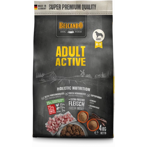 Belcando Adult Active 4 kg - friss hússal
