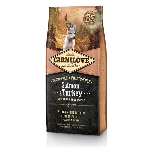 CarniLove Dog Puppy Large Lazac-Pulyka 4kg