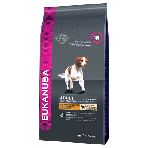 Eukanuba Adult Lamb & Rice Small & Medium 12kg