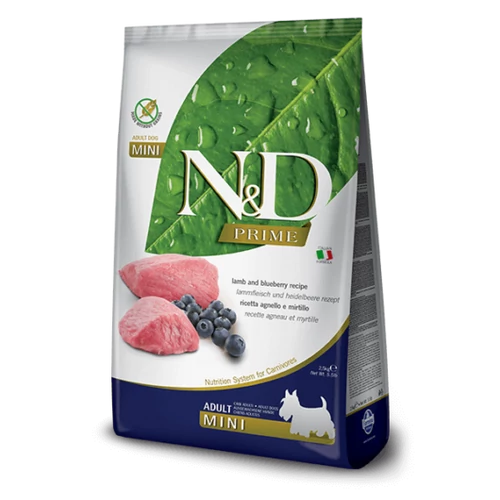 N&D Dog Grain Free bárány&áfonya adult mini 7kg