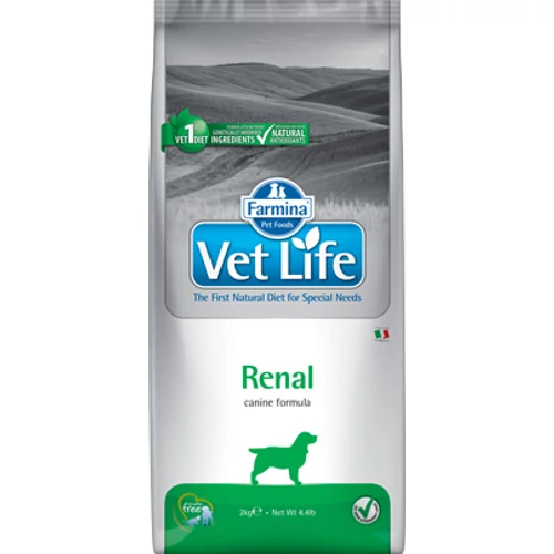 Vet Life Natural Diet Dog Renal 2kg