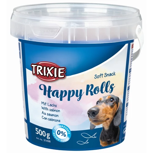 Jutalomfalat Soft Snack Happy Rolls Vödörs 500gr