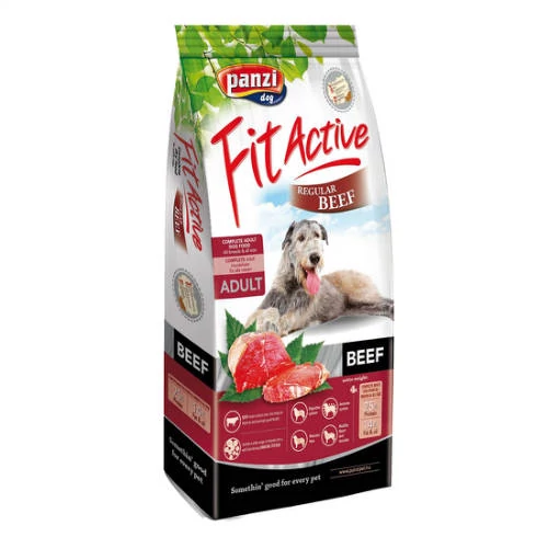Panzi FitActive Beef Adult (marha) száraztáp - Felnőtt kutyák részére (4*4kg)