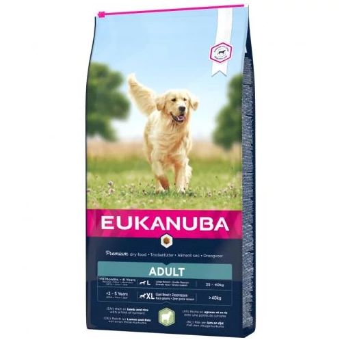 Eukanuba Adult Large Lamb&Rice kutyatáp 18kg
