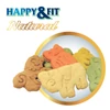 Kép 2/2 - Happy&Fit Natural Állatfigurás Keksz 10kg