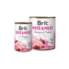 Kép 1/2 - Brit paté & meat - csirkehús és pulyka kölyök konzerv 6x400g