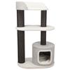 Kép 1/8 - Trixie Cara Scratching Post XXL - kaparófa fehér/szürke 78x48/128cm