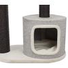 Kép 5/8 - Trixie Cara Scratching Post XXL - kaparófa fehér/szürke 78x48/128cm
