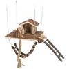 Kép 1/3 - Trixie Janne Playground - Fából készült játszótér egerek és hörcsögök részére 26x22cm