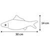 Kép 6/6 - Falmingo mozgó lepényhal macskáknak - usb-vel tölthető 30cm