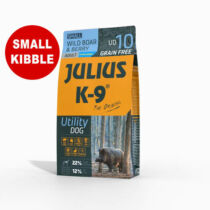 Julius K-9 10kg UD10S Utility Dog Hypoallergenic Wild boar,berry Adult SMALL (Vaddisznó,áfonya) száraztáp - Kistestű felnőtt kutyák részére