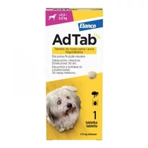 AdTab 112mg rágótabletta kis testű kutyáknak (>2,5-5,5 kg)