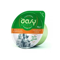 Oasy Cat Tálka More Love Chicken&Cheese 70g