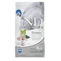 N&D White Dog tengeri sügér, spirulina&édeskömény adult mini 2kg