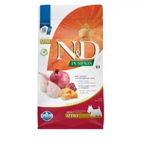 N&D Pumpkin Dog fürj&sütőtök,gránátalma adult mini 2kg