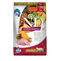 N&D Tropical Selection Cat Chicken Neutered Adult 4+1kg