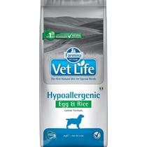 Vet Life Natural Diet Dog Hipo Egg&rice 12kg