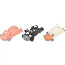 Játék Latex Állat Figurák - Juh, boci, malac 20cm
