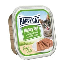Happy Cat Minkas Duo Szárnyas-Bárány 16x100g