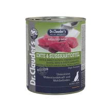 Dr.Clauders Konzerv Selected Meat Kacsa&Édesburgonya 800g