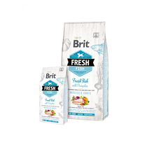 Brit Fresh Adult Large Muscles & Joints Friss Hal sütőtökkel 12kg