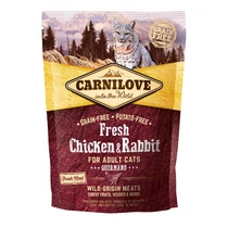 Carnilove Fresh Adult Cat csirke&nyúl Gourmand 400g