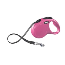 Flexi New Classic szalagos automata póráz S 5m 15kg-ig pink
