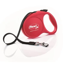 Flexi Fun 5m szalagos automata póráz M 25kg-ig piros