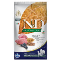 N&D Ancestral Grain Dog bárány&áfonya adult medium&maxi 2,5kg