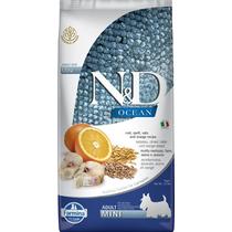 N&D Dog Ocean tőkehal, tönköly, zab&narancs adult mini 7kg