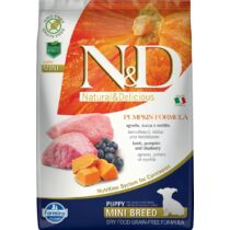 N&D Dog Grain Free bárány&áfonya sütőtökkel puppy mini 7kg