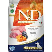 N&D Dog Grain Free bárány&áfonya sütőtökkel puppy mini 2x7kg