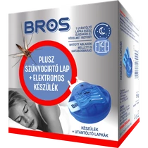 Bros Elektromos szúnyogirtó készülék + 10 db lapka