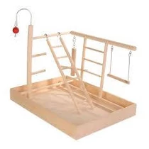 Trixie Wooden Playground - játszótér (fa) díszmadarak részére (34x26x25cm)